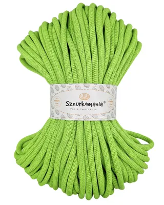 Obrázok produktu pre Bavlnená šnúra 9 mm 50 m, mnoho farieb, priadza na macramé, bavlnená priadza, pletená bavlnená šnúra 9 mm s jadrom, šnúra na macramé, háčkovaná šnúra, šnúra 9 mm,