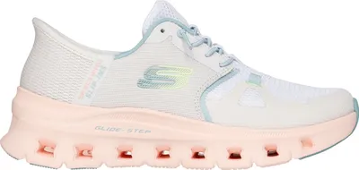 A side view of a single Skechers women's sneaker.