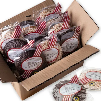 Produktbild von Eckstein Nürnberger Elisen-Lebkuchen · 100 Stück · 7500g · Karton