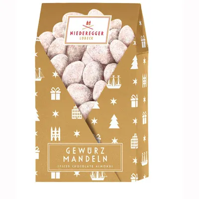 Produktbild von Niederegger Gewürzmandeln würzig kandierte Mandeln mit Schoko 100g