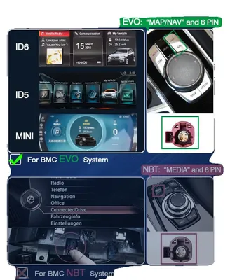 Immagine prodotto di Decoder CarPlay e Android Auto, connettività wireless, installazione semplice, per il sistema BMW EVO