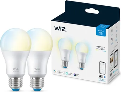 Zdjęcie produktu dla WiZ 8719514551015Z, Inteligentne żarówki, Wi-Fi/Bluetooth, Biały, LED, E27, A60
