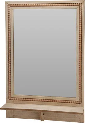 Obrázek produktu pro Nástěnné zrcadlo s policí, 40 x 60 cm
