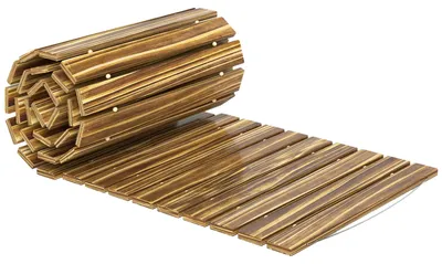 Obrázek produktu pro Zahradní chodník, odolné dřevo, snadná montáž, hnědá barva