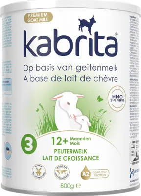 Produktbild von Kabrita 3 Kindermilch 800g NL/FR | für Kinder ab 12 Monaten | Hochwertige Babynahrung - Baby Milch, nahrhaft und sanft zum Babybauch