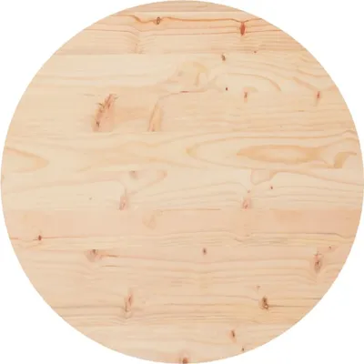 Produktbild von Tischplatte Rund Ø50x3 cm Massivholz Kiefer