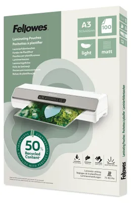 Produktbild von Fellowes 100143436, Matt, A3, Thermodruck, 420 mm, 1 mm, 303 mm