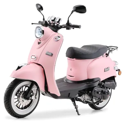 Produktbild von Motorroller 50 ccm Burnout MiniMe 25 km/h Retro-Mofa Euro 5 Rosa