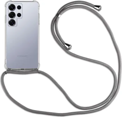 Produktbild von Handykette für Samsung S25 Ultra Handyhülle mit Band Hülle Galaxy S25 Ultra in Grau