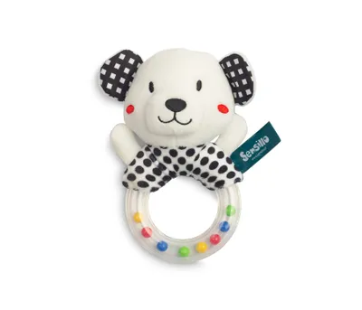 Produktbild von SENSILLO - Rassel Baby, Kuscheltier Babyspielzeug mit Rassel, Motorikspielzeug, Teddybär