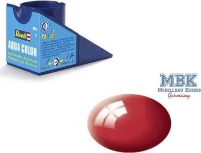 Productafbeelding van Revell AQ034 Aqua Color 034, Ferrari-rood, glanzend