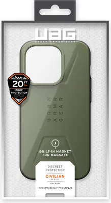 Immagine prodotto di custodia per iPhone 14 Pro - plastica - Custodia rigida UAG, backcover - verde