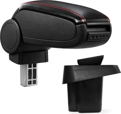 Produktbild von Armlehne Mittelarmlehne MAL Leder Bezug Schwarz / Rot für Suzuki SX4 2006-