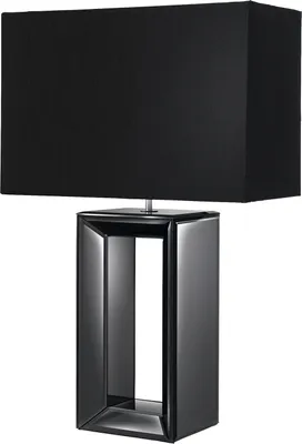 Zdjęcie produktu dla Lampa stołowa Reflex, czarna, wys. 58 cm, MIRROR