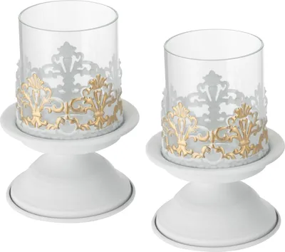 Image de 2x Chandelier Porte-bougie Support pour bougies