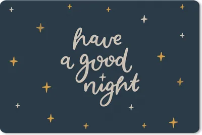 Produktbild von MuchoWow® Schreibtischunterlage Sprichwörter - Eine gute Nacht - Kinder - Zitate - Kinder - Baby 60x40 cm - XXL Mauspad - Großes Mauspad