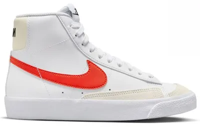 Obrázok produktu pre Nike Blazer Mid 77, biela a červená (model pre dievčatá – GS), veľkosť EU 38,5
