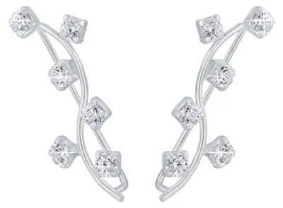 Produktbild von Ohrklemmen 925 Silber Zirkonia Ohr Kletterer Ear Climber