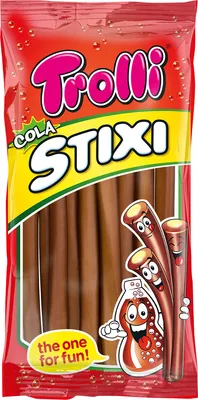 Immagine prodotto di Trolli Cola Stixi caramelle gommose al rinfrescante gusto di cola 85g