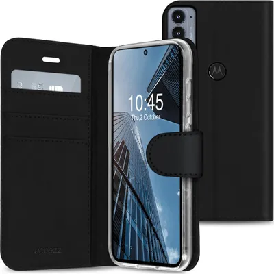 Immagine prodotto di Custodia a libro Accezz Wallet TPU per Motorola Edge 20 - Nero