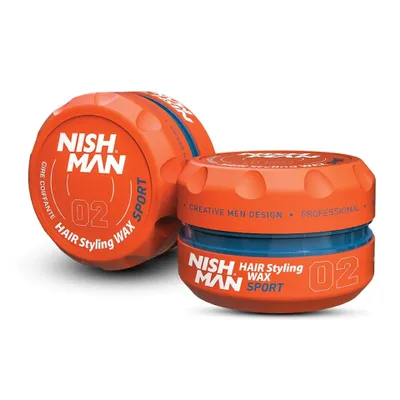 Zdjęcie produktu dla NISHMAN 02 Wosk do stylizacji włosów Sport - pomarańczowy