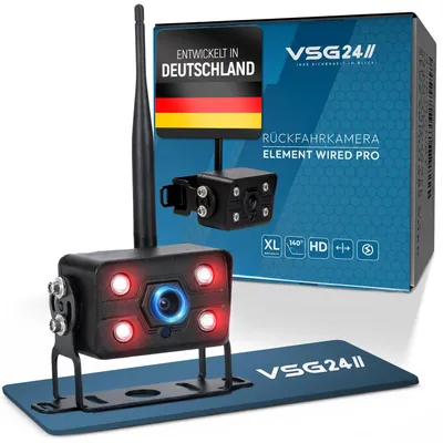 Produktbild von Erweiterungs-FUNK Rückfahrkamera ELEMENT WIRED PRO HD - 23572