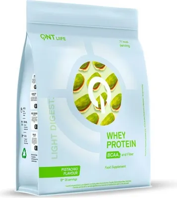 Produktbild von QNT Light Digest Whey Protein - 500 g - Beutel Pistachio