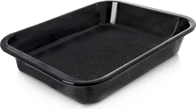 Immagine prodotto di Teglia da forno in acciaio smaltato, rettangolare 36x28x6 cm