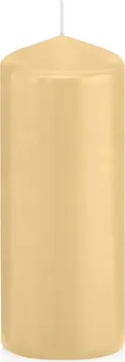 Produktbild von Wiedemann Stumpenkerzen Champagner Ø 60 x 185 mm, 16 Stück, 61 Brenndauer