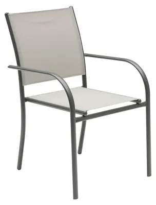 Produktbild von Stapelstuhl Hartford Gartenstuhl Bistrostuhl Textilen Beige