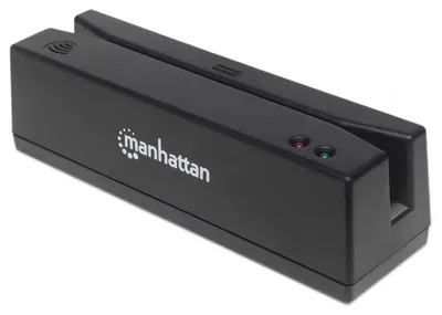 Produktbild von MANHATTAN Magnetkartenleser USB drei Spuren Leser   schwarz