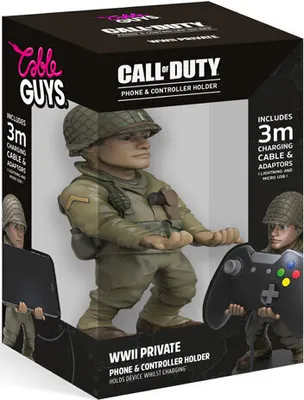 Produktbild von EXG Cable Guys - Call of Duty WWII Private Aktive Halterung Handy/Smartphone, Fernbedienung Mehrfarbig