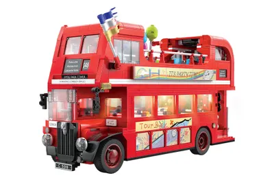 Produktbild von CaDA London Vintage Tour Bus (1770 Teile)