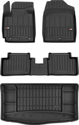 Obrázek produktu pro Sada 3D gumových rohoží pro Kia Picanto 3 HB od roku 2017–