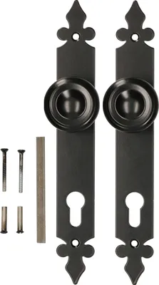 Produktbild von KOTARBAU® Türdrücker Türknauf-Türknauf  Drückergarnitur für Türen Tore Schild PZ 72 mm