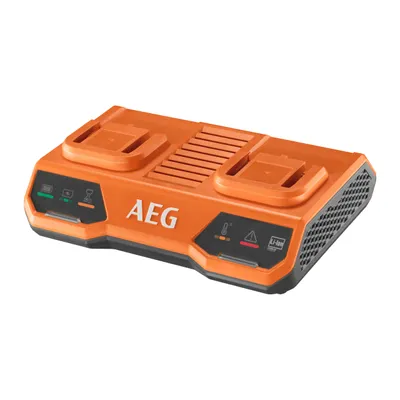 Zdjęcie produktu dla Ładowarka AEG z dwoma gniazdami, 18 V