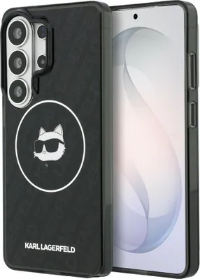 Obrázok produktu pre KARL LAGERFELD puzdro vhodné pre SAMSUNG S26 Ultra KLHMS26LHMKBCHOK (magnetické IML opakované logo a Choupette) čierne
