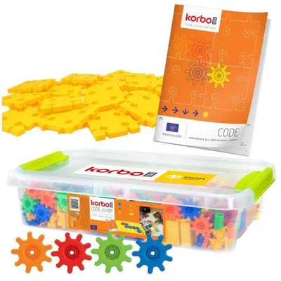 Immagine prodotto di Blocchi Korbo EDU Code 420 pezzi - Imparare a programmare - 4+