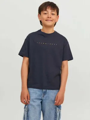 Immagine prodotto di Maglietta a maniche corte Jack & Jones Star Blu 10 Years Ragazzo Blu 10 Years