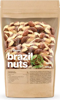 Produktbild von GymBeam - Paranüsse 500 g Ungesalzen