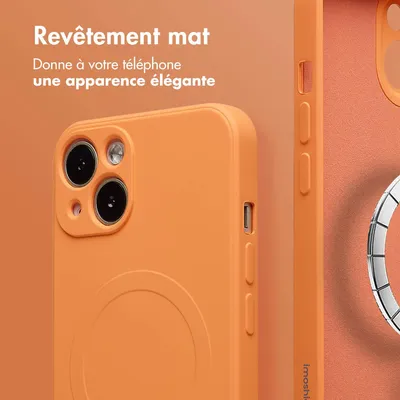 Image de imoshion Color Backcover avec MagSafe pour l'Apple iPhone 15 - Orange