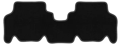 Produktbild von Velours-Fußmatten Hinten für Mercedes W168 mit Lasche 1997-2004 (Schrägheck) – 2-tlg, Schwarz, passgenau – Wielganizator LUX