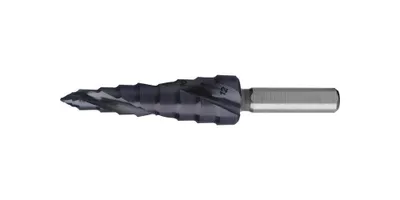 Produktbild von RUKO ULTIMATECUT Stufenbohrer HSS RUnaTEC mit FLOWSTEP® Spitze Gr.0/9 - 101650-9P