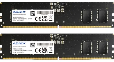 Produktbild von ADATA DIMM 16 GB DDR5-4800 (2x 8 GB) Dual-Kit, Arbeitsspeicher