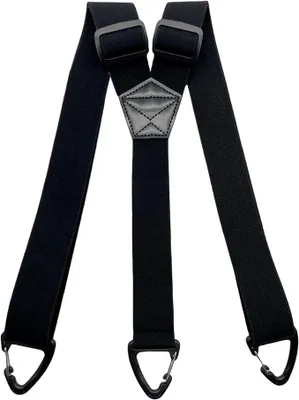 Obrázek produktu pro Šle pánské 1 ks 3,8 cm široké Y-design nastavitelné s extra silným klipovým zapínáním Nastavitelné Elastické pro pracovní kalhoty Motocyklové kalhoty Černé