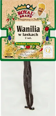 Obrázok produktu pre Vanilkové struky 2 kusy Vanilkové struky značky Royal Dva struky À 3-5G
