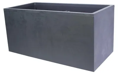Produktbild von Pflanzkasten - Blumenkasten - Anthrazitfarben - 78,5 x 39 x 39 cm - Für den Außenbereich