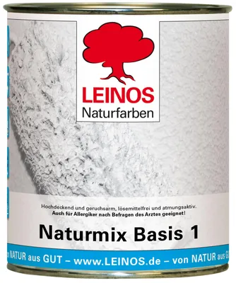 Produktbild von LEINOS Raummix Basis 1 Innenwandfarbe 0,75 l – hochdeckend, lösemittelfrei