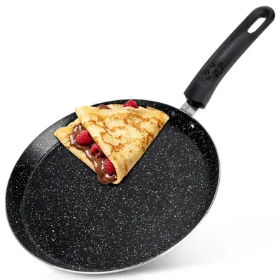Immagine prodotto di Padella per crêpes antiaderente in granito, 24 cm, manico resistente al calore