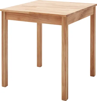 Produktbild von Esstisch 70x70 cm in Wildeiche massiv geölt - AMIENS-06